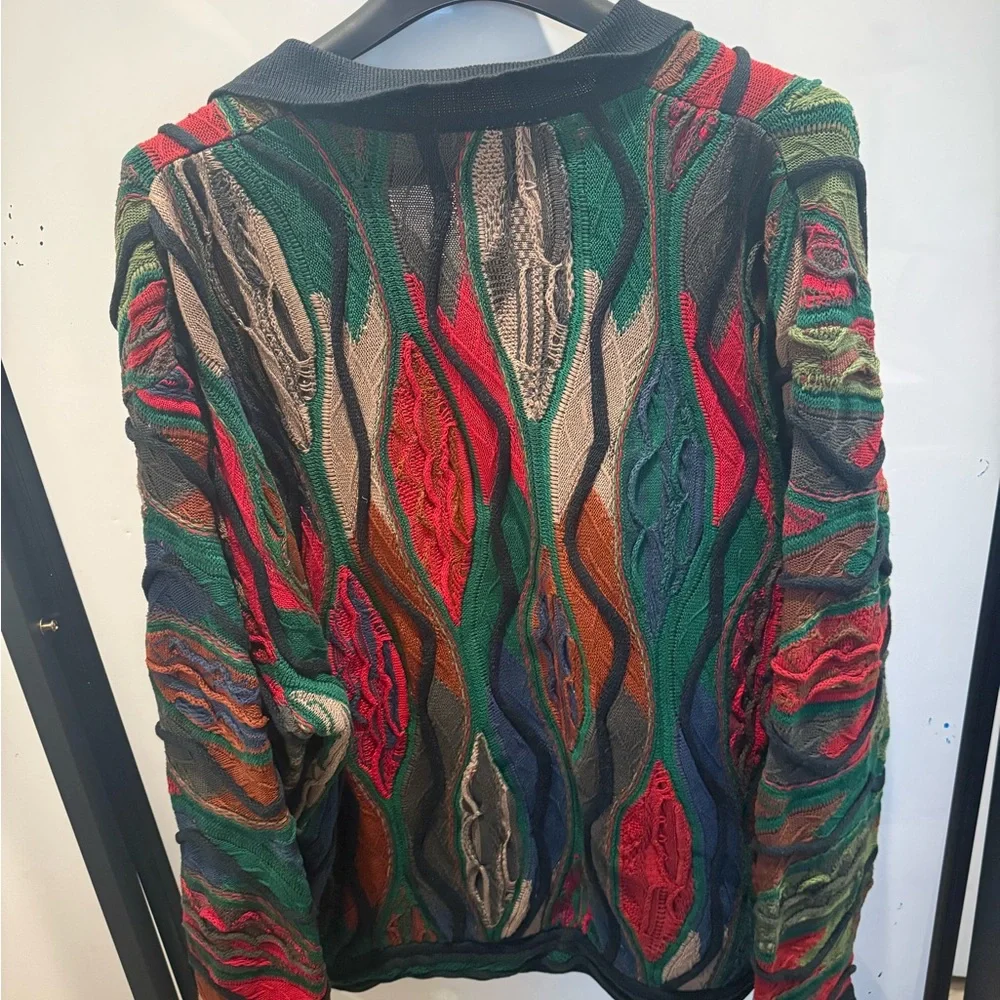 COOGI Multicolor Knit Sweater, Vintage - Picture 2 of 3
